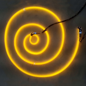 neon circle swirl