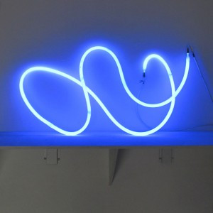 neon abstract shape squiggle