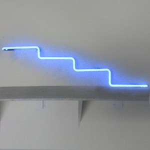 neon abstract shape stair stairs