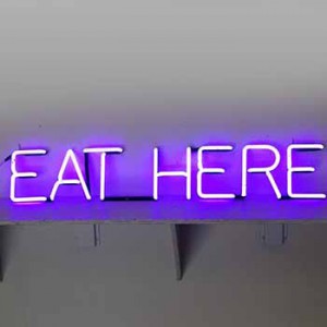 EAT HERE Purple