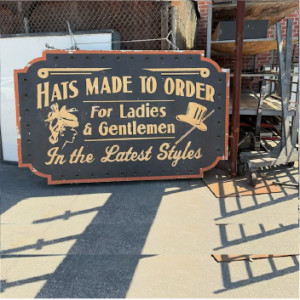 Marquee, sign, Hat