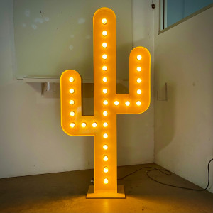 cactus club show stage fair carnival western wild west cowboy cowboys desert country vintage marquee light bulbs lights