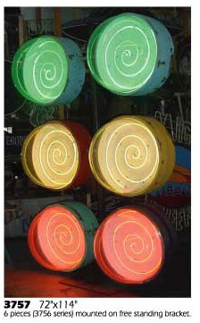 Spiral carnival fairs arcade arcades abstract shapes