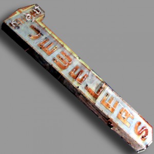 JEWELER'S Broken Neon Sign