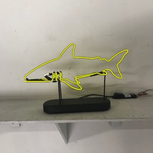 Miniature Shark Neon - Desktop Tabletop Neon