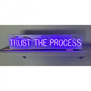 trust the process tabletop AA recovery spirit