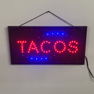 Tacos Animated LED Mexican Food